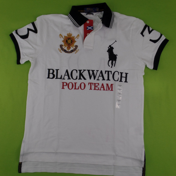 black watch polo team shirt